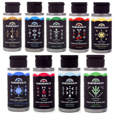 Набор гель-лубрикантов SIBIRSKIY Mix, интимная смазка, мульти ассорти 100 мл, 9 шт