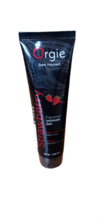 Интимный гель Orgie Lube Tube Strawberry на водной основе с клубничным вкусом, 100 мл