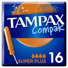 Тампоны Tampax Compak Super Plus с аппликатором 16 шт