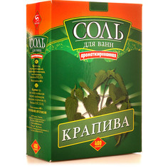 Соль для ванн Крапива пачка 400г Бахташ