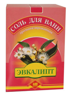 Соль для ванн Эвкалипт пачка 400г Бахташ