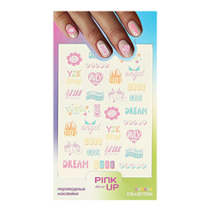 Наклейки для ногтей Pink Up Decor summer collection переводные тон 69