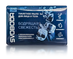 Мыло туалетное Svoboda для лица и тела MEN CARE 3 в 1 90 гр. Свобода