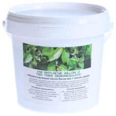 Маска альгинатная для лица, белая ива + чайное дерево 350 г BIO Nature