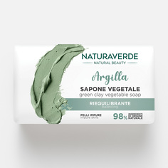 Мыло кусковое Naturaverde глинное, 100 г