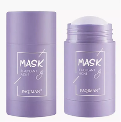 Глиняная маска стик для глубокого очищения и сужения пор с экстрактом Баклажана Mask Eg... No Brand