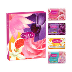 Набор подарочный косметический Camay Коллекция ароматов женский, мыло, 4x85 г