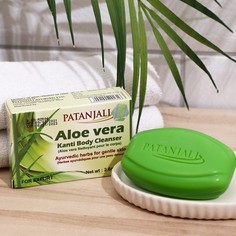 Мыло "Патанджали", алоэ, вера канти, 75 г No Brand