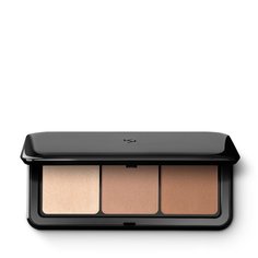 Палитра для контуринга с хайлайтером Kiko Milano Contour obsession 03 Темный