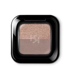 Двойные тени для век Kiko Milano Bright duo eyeshadow 06 Шампанское, Розовато-серый 1,8 г