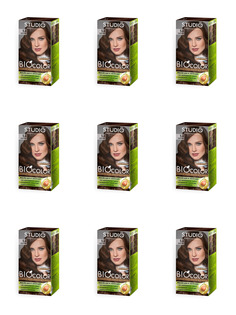 Краска для волос Studio Professional Essem Hair шоколад 5.4 15мл 9шт