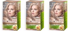 Краска для волос Studio Professional Essem Hair Biocolor Жемчужный блондин 90.108 3 шт