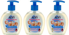 Жидкое мыло Aura Ultra Comfort для детей 250 мл 3 уп
