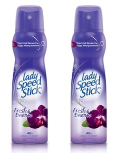 Дезодорант-антиперспирант Lady Speed Stick 24/7 Fresh & Essence Черная орхидея 150 мл 2 шт