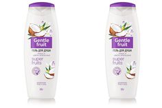 Гель для душа Iris Gentle Fruit Кокос и цветы Апельсина, 400мл 2 шт