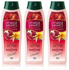 Гель для душа Iris Aroma Line Гранат и Манго 400 мл, 3 шт