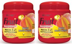 Маска для тусклых, окрашенных волос Витэкс Fruit Therapy 3в1 Манго, масло авокадо 450мл 2ш Vitex