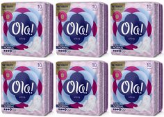 Гигиенические прокладки Ola Ultra Normal Шелковистая поверхность330 г 10штук 6 упаковок