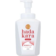 Мыло-пенка для тела Lion Hadakara с ароматом букета цветов для нормальной кожи 825 мл