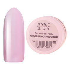 Вискозный гель для биоламинирования ногтей, Patrisa nail, прозрачно-розовый, 15 гр