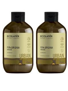 Гель для душа ECOLATIER Urban Питание, жожоба и папайя 600 мл 2 шт
