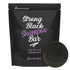 Шампунь Mukunghwa в виде мыла с ароматом лаванды strong black shampoo bar
