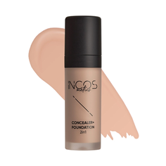 Тон-консилер Incos Concealer and Foundation 2in1 02/светло-розовый