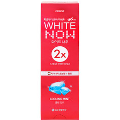 Зубная паста Perioe LG отбеливающая White now cooling mint охлаждающая мята 120 г