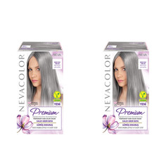 Стойкая крем-краска для волос Nevacolor Premium Дымчато-серый 2 шт.