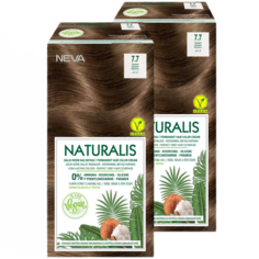 Стойкая крем-краска для волос Naturalis Vegan 7.7 Карамель 2 шт.