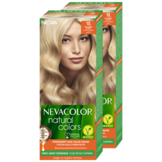 Стойкая крем-краска для волос Nevacolor Natural Colors 10. Платиновый 2 шт.