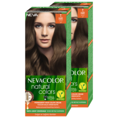 Стойкая крем-краска для волос Nevacolor Natural Colors 7. Русый 2 шт.