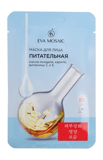 Маска для лица с экстрактами миндаля карите витаминами С и Е Eva Mosaic