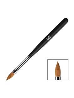 Кисть для акрила натуральный ворс №8, длина ручки 12,5см, irisk professional, 468037912872
