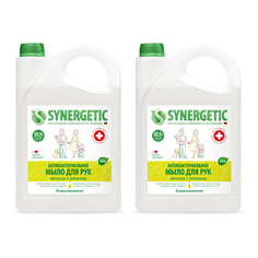 Жидкое мыло Synergetic Мелисса и ромашка Антибактериальное для рук 7л 2 уп. по 3,5л