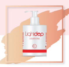 Косметический гель Lightdep анестетик для лица 300мл