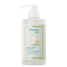 Гель для душа JMsolution с морской водой и пудровым ароматом Life Marine Cotton Body Wash