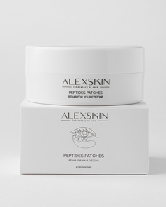 Пептидные патчи для глаз Alexskin Peptides Patches от отёков и тёмных кругов 60 шт