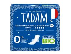 Прокладки гигиенические TADAM Towels Dermo-Sensitive Ultra Noche+ 5 кап 10 шт