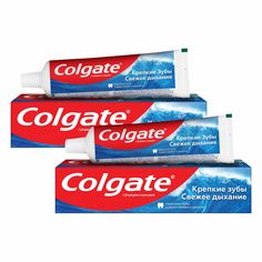 Комплект Зубная паста Colgate Крепкие зубы Свежее дыхание 100 мл х 2 шт