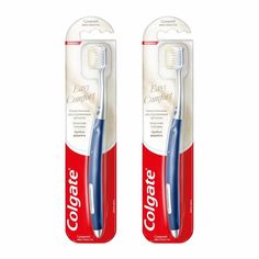 Комплект Зубная щетка Colgate Easy Comfort средняя 2 шт