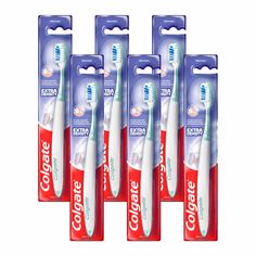 Комплект Зубная щетка Colgate Extra Density жесткая 6 шт