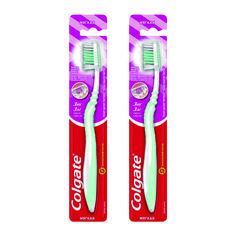Комплект COLGATE Зубная щетка ЗигЗаг Забота о деснах, мягкая 2 шт