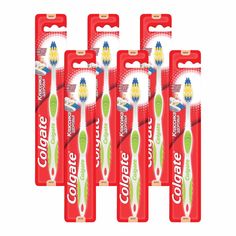Комплект COLGATE Зубная щетка Классика Здоровья мягкая 6 шт