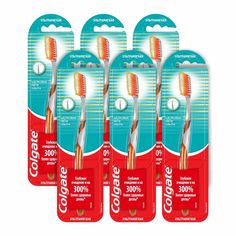 Комплект Colgate зубная щетка Эксперт Чистоты средней жесткости 6 шт