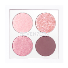 Палетка Seventeen из 4 теней для век Vibrant Eyes 01 Flirty Pink