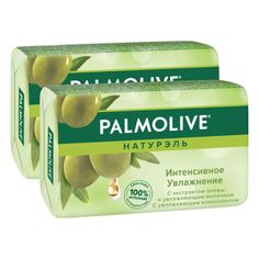Комплект Мыло кусковое Palmolive Интенсивное увлажнение с оливковым молочком 90 г х 2 шт