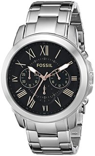 Наручные часы мужские Fossil FS4994 серебристые