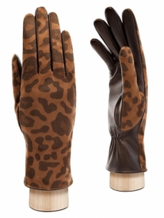 Перчатки женские ELEGANZZA 01-00040148 коричневые, р. 8