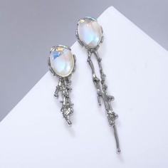 Серьги Queen fair "Зеркало" 9366330 жёлтые